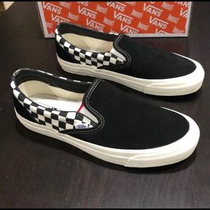 Vans x Modernica checkered OG classic slip on